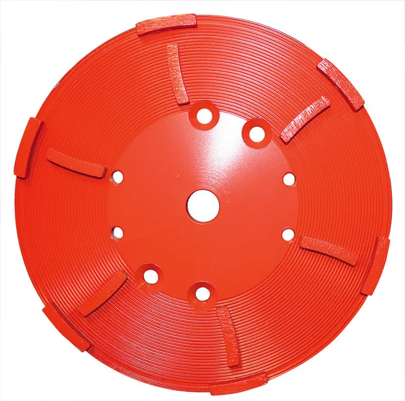 10-Inch Orange Heavy-Duty Diamond Grinding Heads 1
