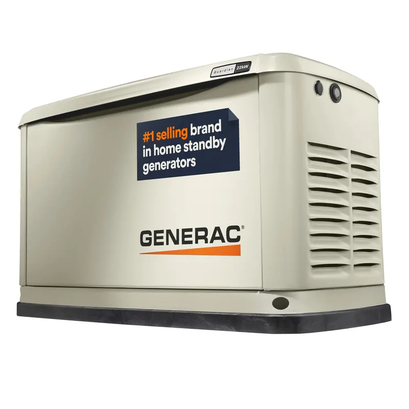 10,000-Watt Dual-Fuel Whole-House Standby Generator – Air-Cooled With Smart Home Monitoring 1