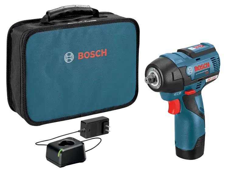 Bosch 12V Max Ec 3/8-Inch Impact Wrench Kit 1
