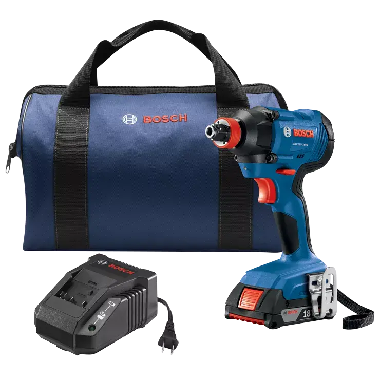 Bosch 18V 2-In-1 Impact Driver/Wrench Kit – Dual Bit & Socket Compatibility 1
