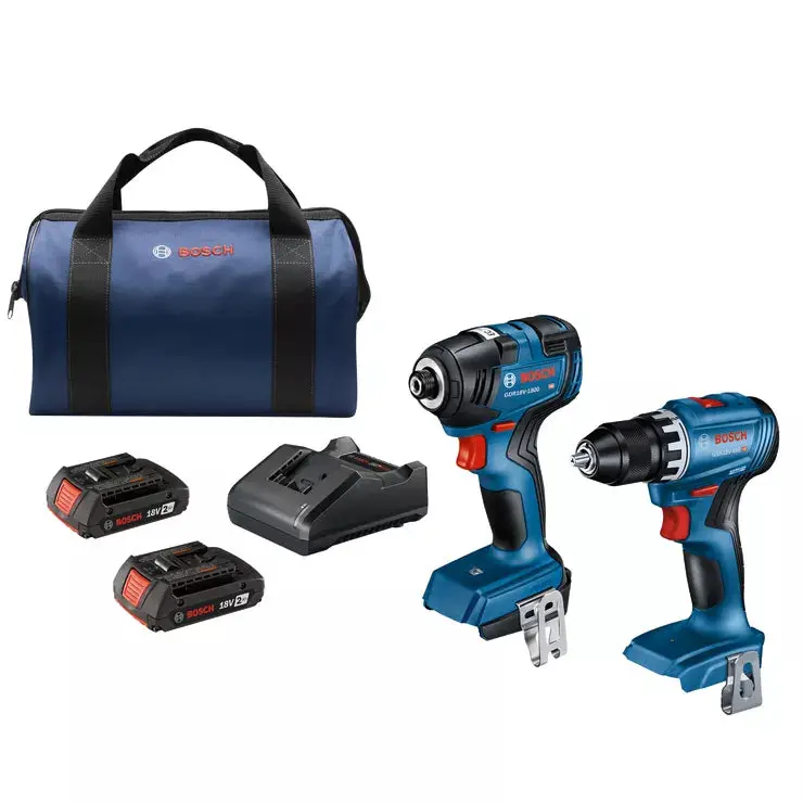 Bosch 18V 2-Piece Power Tool Combo Set 1