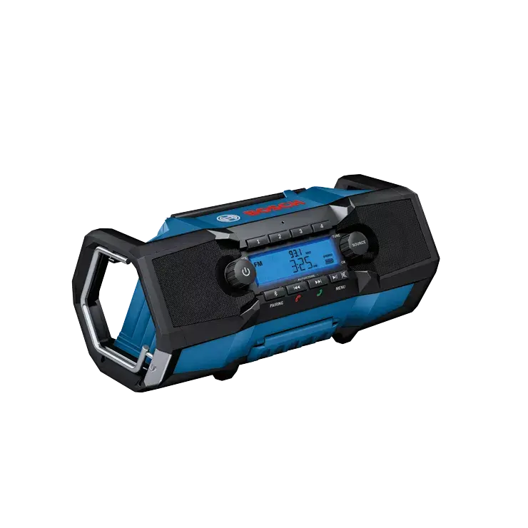 Bosch 18V Compact Jobsite Radio With Bluetooth 5.0 Connectivity 1