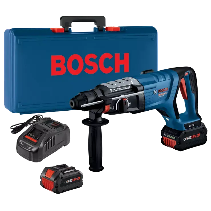 Bosch 18V Connected-Ready Sds-Plus® Bulldog Rotary Hammer Kit – 1-1/8" Capacity 1