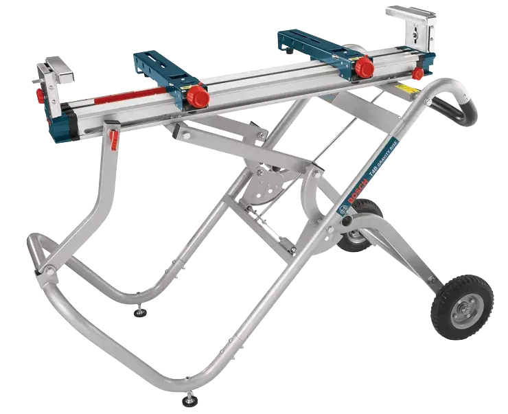 Bosch Gravity-Rise Rolling Miter Saw Stand With Transport Wheels 1