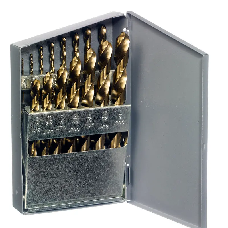 Champion 15-Piece Black-And-Gold Coated Drill Bit Set 1