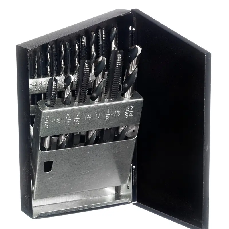 Champion 18-Piece Tap And Drill Set – Fractional Sizes 1