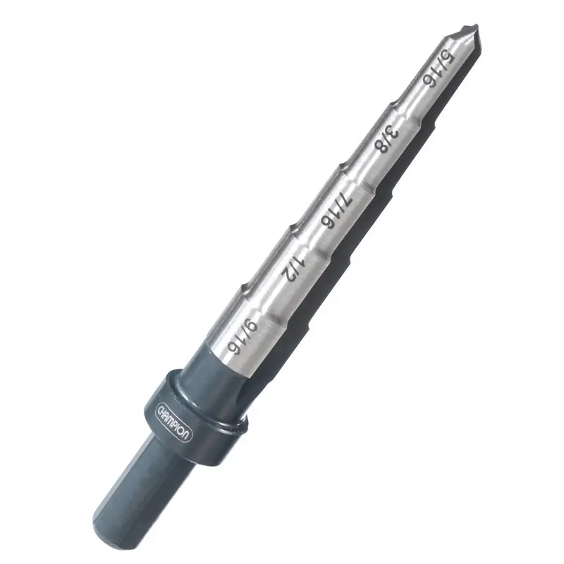 Champion Brute Xsr Step Reamer Set — 5/16", 3/8", 7/16", 1/2", 9/16" 1