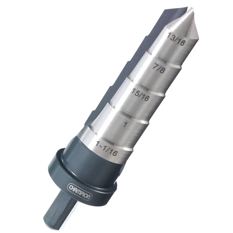 Champion Brute Xsr Step Reamer Set – Five Sizes (13/16 To 1-1/16 Inch) 1