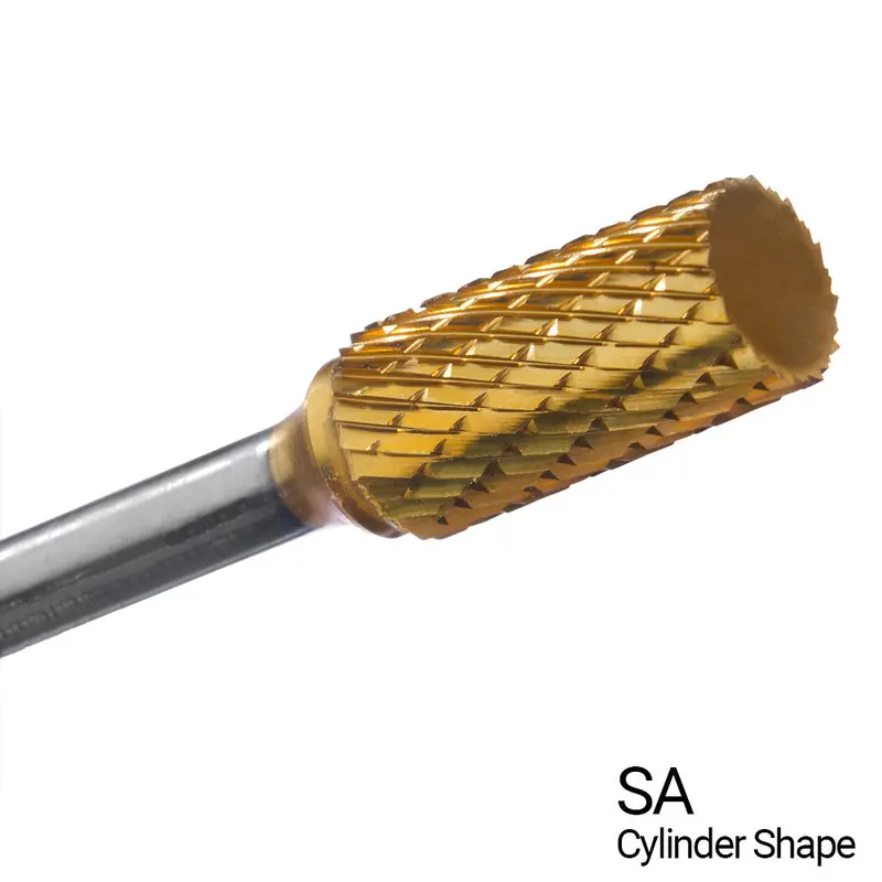Champion Sa5 Double-Cut Tin-Coated Carbide Bur For Precision Cutting 1