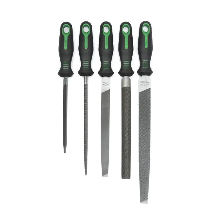 Crescent Nicholson 5-Piece Anniversary File Set With Ergonomic Handles (6", 8", 10") 1