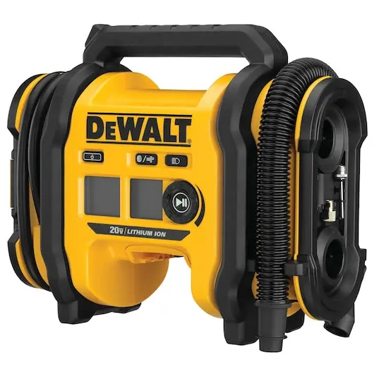Dewalt 20V Max Corded/Cordless Air Inflator – Bare Tool (Dcc020Ib) 1