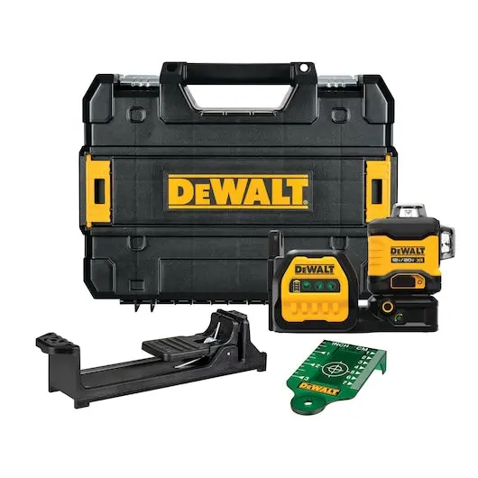 Dewalt 20V Max Green 3X360° Line Laser – Tool-Only Configuration (Dcle34030Gb) 1