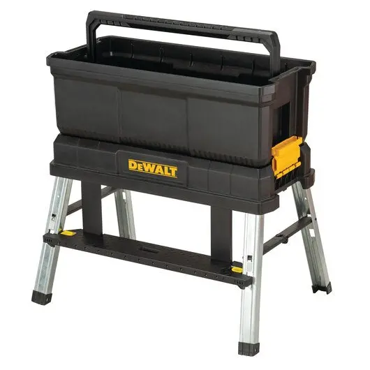 Dewalt 25" Step Stool Toolbox – 3-In-1 Combination Ladder, Seat, And Tool Storage 1