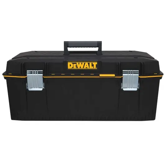 Dewalt 28" Water-Seal Toolbox With Integrated Tote Tray – Spacious, Weather-Protected Storage 1