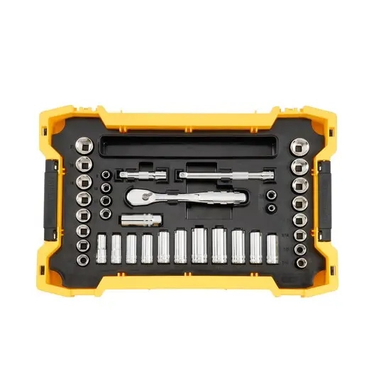 Dewalt 37-Piece 3/8" Drive Socket Set In Toughsystem 2.0 Tray 1