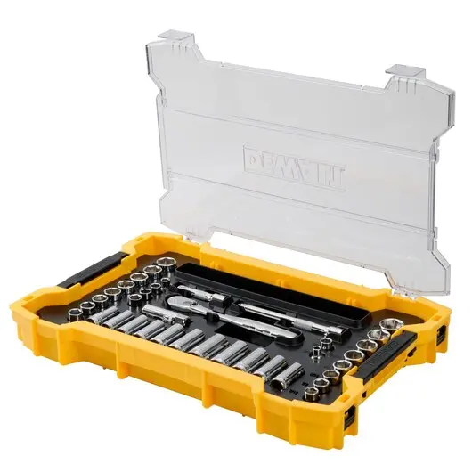 Dewalt 37-Piece 3/8" Drive Socket Set In Toughsystem 2.0 Tray 2