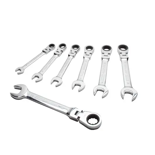 Dewalt 7-Piece Metric Flex Head Ratcheting Wrench Set 1