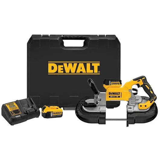 Dewalt Dcs374P2 20V Max Xr Deep Cut Band Saw Kit – 5.0Ah Battery For Maximum Cutting Depth 1