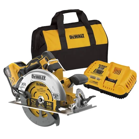 Dewalt Dcs590Ww1 20V Max Xr Brushless 7-1/4" Circular Saw Kit 1