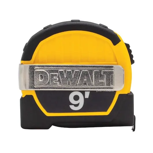 Dewalt Dwht33028 9-Foot Magnetic Pocket Tape Measure — Compact And Drop-Resistant 1