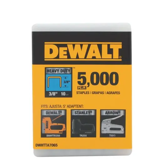 Dewalt Dwhtta7065 3/8-Inch Staples (5000-Pack) – Industrial-Strength Fastening Kit 1