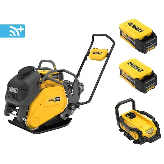Dewalt Powershift 15Kn Cordless Brushless Forward Plate Compactor Kit 1