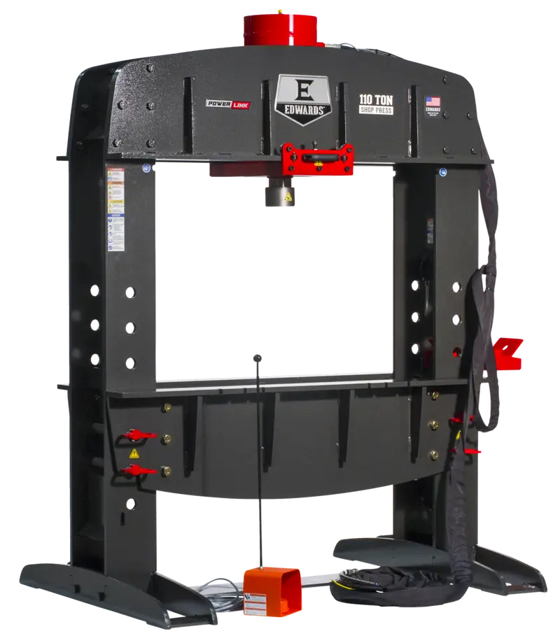 Edwards 110-Ton Heavy-Industrial Shop Press – Maximum Capacity Floor Press 1