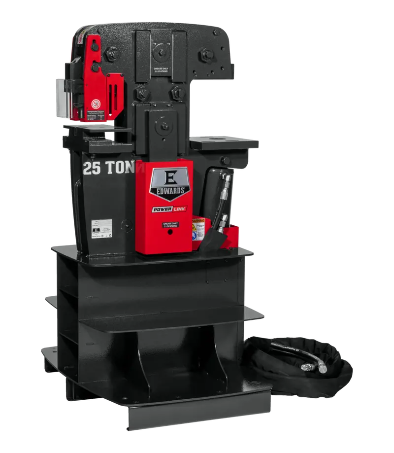 Edwards 25-Ton Dual-Station Hydraulic Press – Two-Position Workstation 1