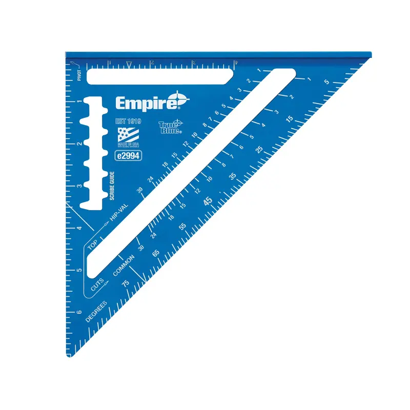 Empire 7-Inch Rafter Square – Compact Aluminum Layout Tool (E2994) 1