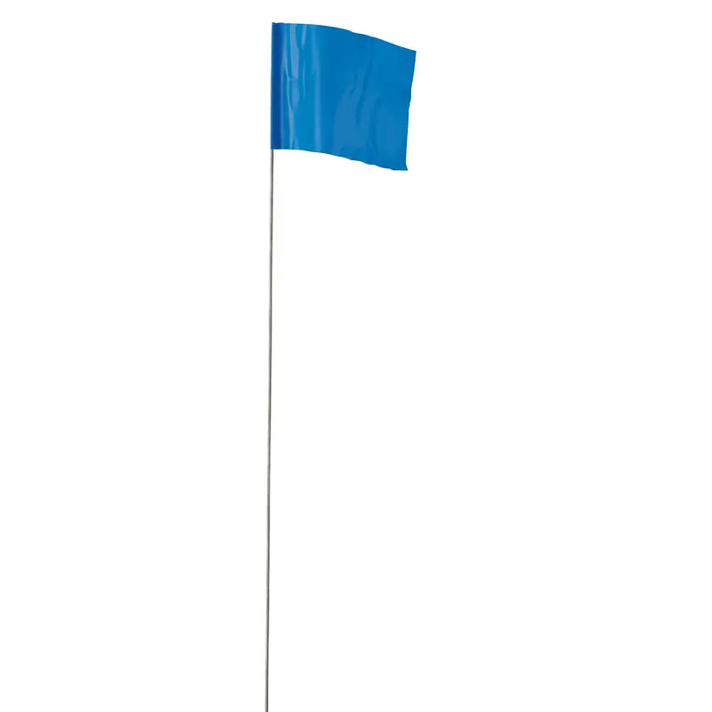 Empire Blue Surveyor Stake Flags – Pack Of 100 (78-001) 1