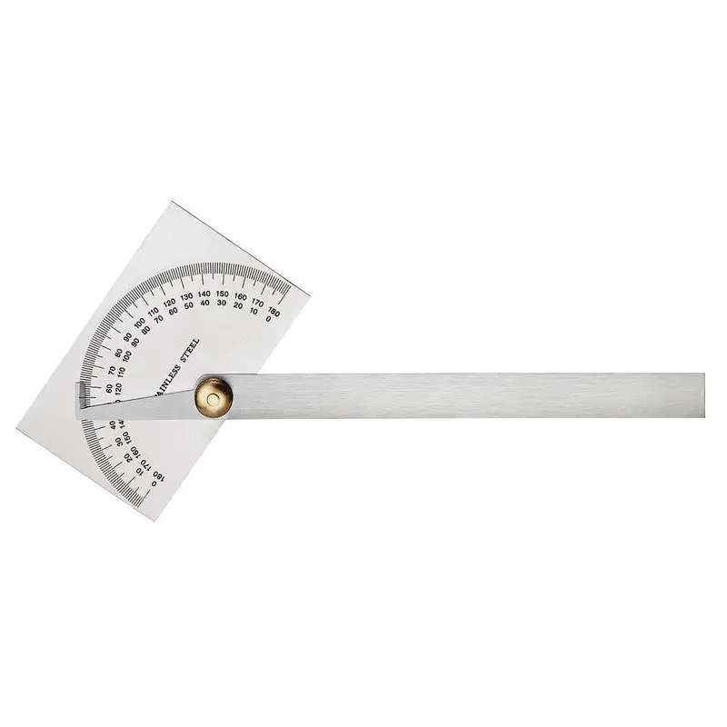 Empire Stainless Steel Protractor With Locking Mechanism (Model 27912) 1