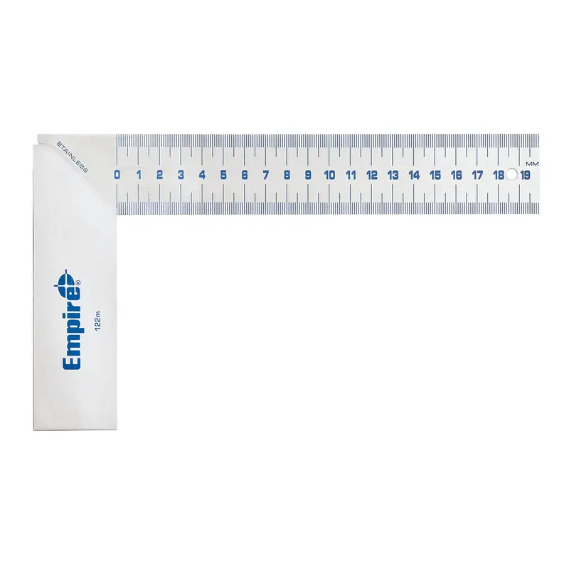 Empire Stainless Steel Try Square, 12-Inch, Precision-Machined, Model 122M 1
