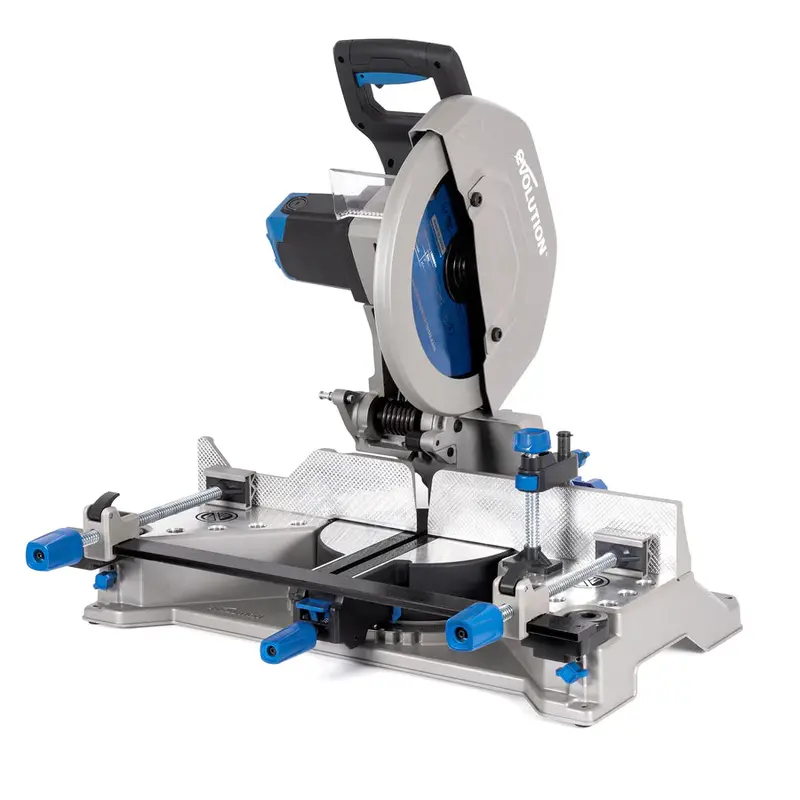 Evolution 14-Inch Heavy-Duty Mitering Chop Saw For Metal Cutting 1