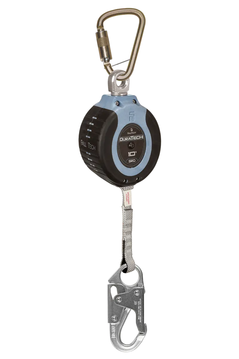Falltech 10-Foot Duratech® Web Srl With Steel Snap Hook And Integrated Steel Anchorage Carabiner 1