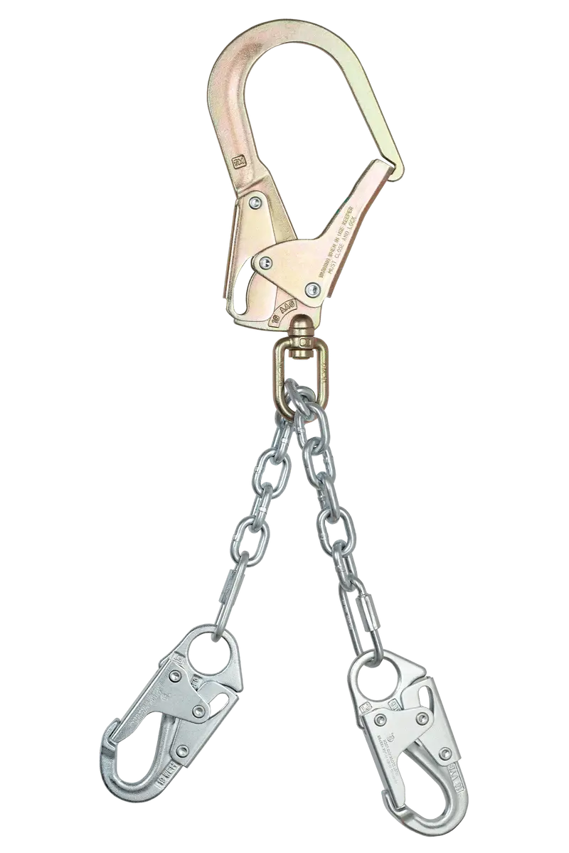 Falltech 23-Inch Premium Rebar Positioning Kit — Grade 43 Chain & Swivel Steel Rebar Hook 1
