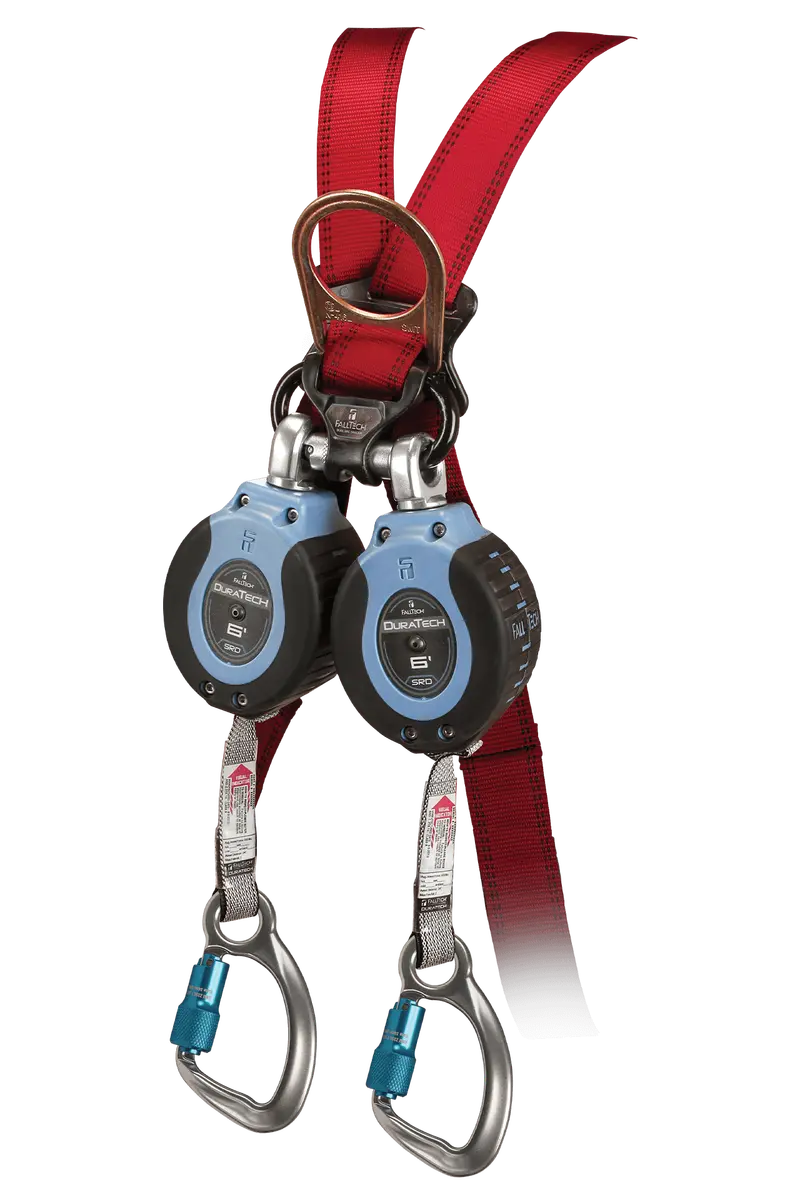Falltech 6-Foot Duratech® Personal Self-Retracting Lifeline – Aluminum Carabiner Configuration 1