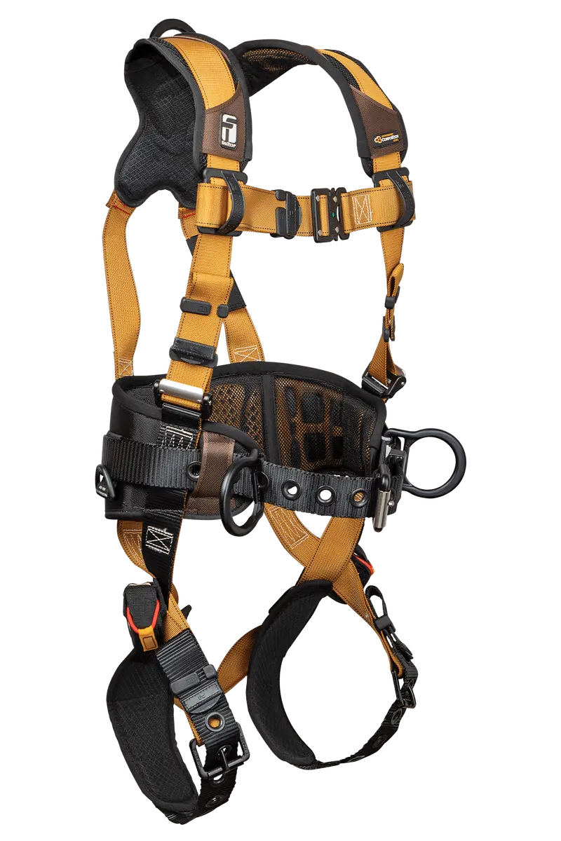 Falltech Comfortech® Gel 3D Full Body Harness – Belted Construction With Tongue Buckle Legs 1