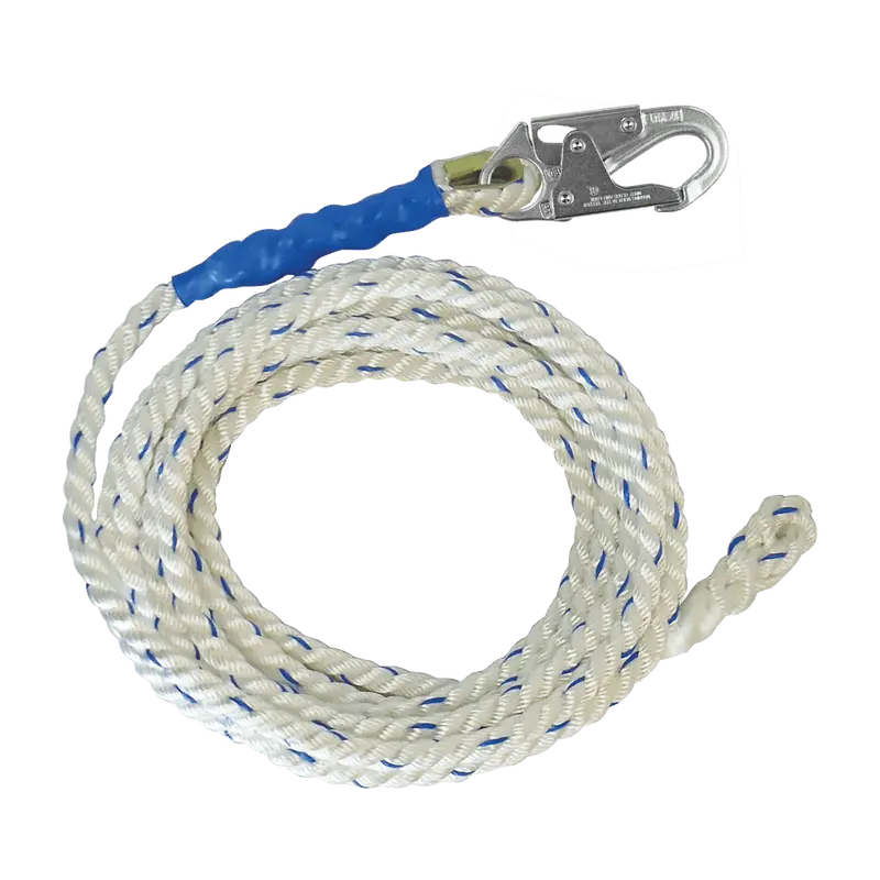 Falltech Premium Polyester-Blend Vertical Lifeline With Back-Spliced Termination 1