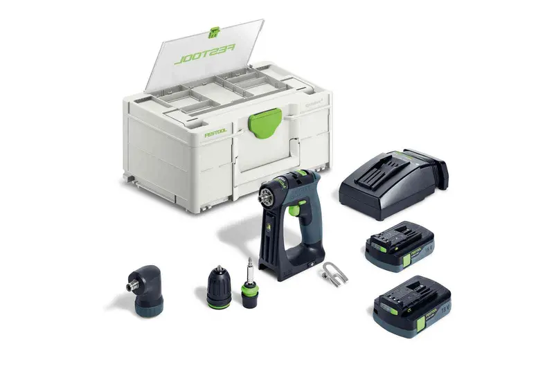Festool Cxs 18 Hpc 4.0 I-Set High-Performance Cordless Drill Kit 1