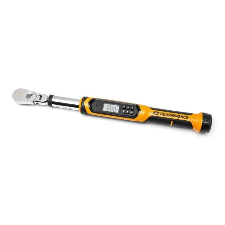 Gearwrench 3/8-Inch Flex-Head Electronic Torque Wrench With Angle Adjustment 1