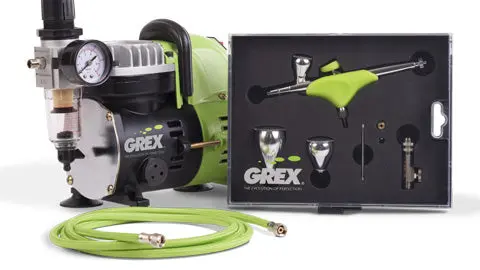 Grex Genesis.Xgi Airbrush Combo Kit – Professional Grade Spray Painting System 1