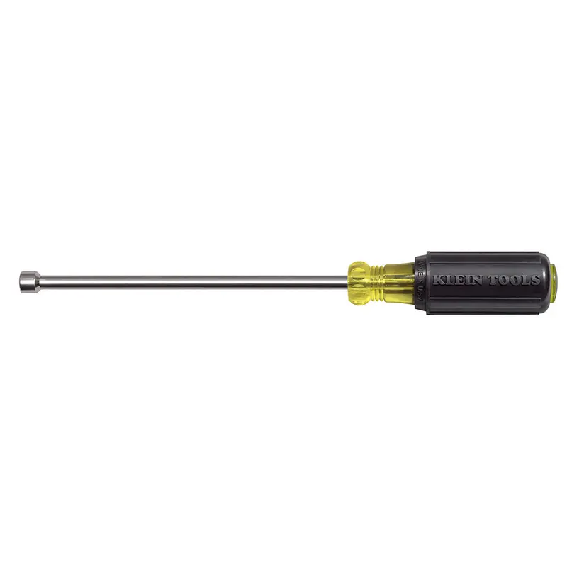 Klein Tools 1/4-Inch Magnetic-Tip Nut Driver – 6-Inch Shaft 1