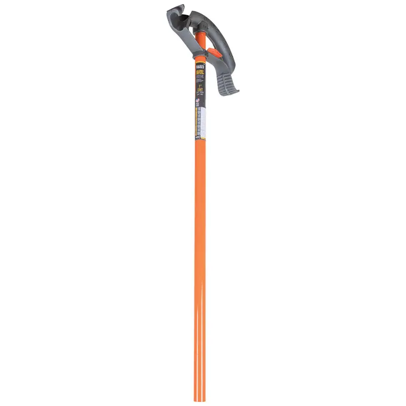 Klein Tools 1-Inch Emt Iron Conduit Bender System With Integrated Angle Setter 1