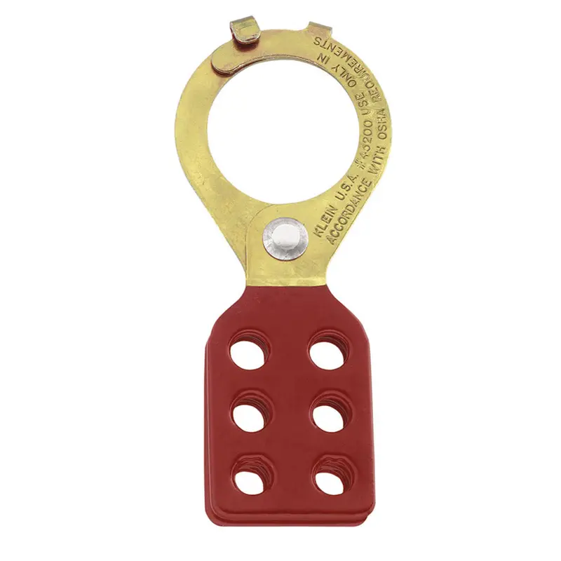 Klein Tools 1-Inch Hasp Lockout Devices With Interlocking Safety Tabs 1