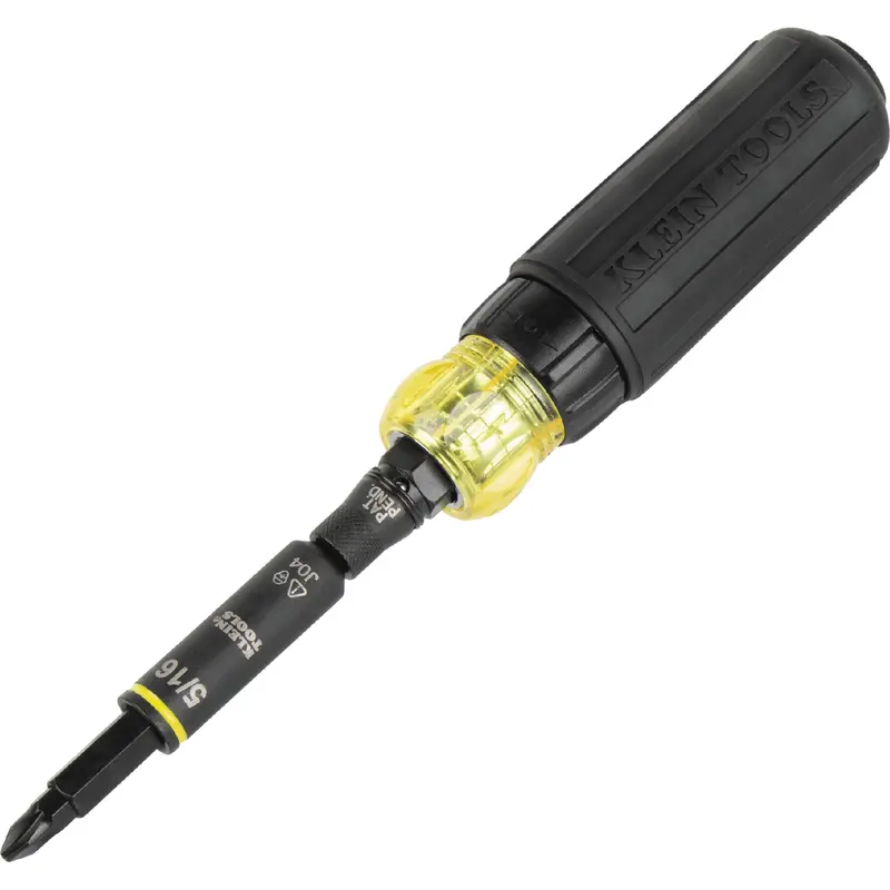 Klein Tools 11-In-1 Ratcheting Impact Screwdriver & Nut Driver Combo 1