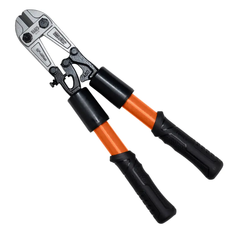 Klein Tools 18-Inch Fiberglass-Handled Bolt Cutter 1
