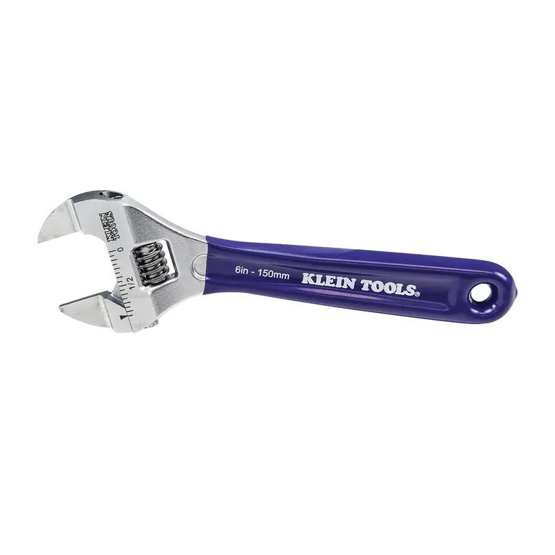 Klein Tools 6-Inch Narrow-Jaw Adjustable Wrench 1