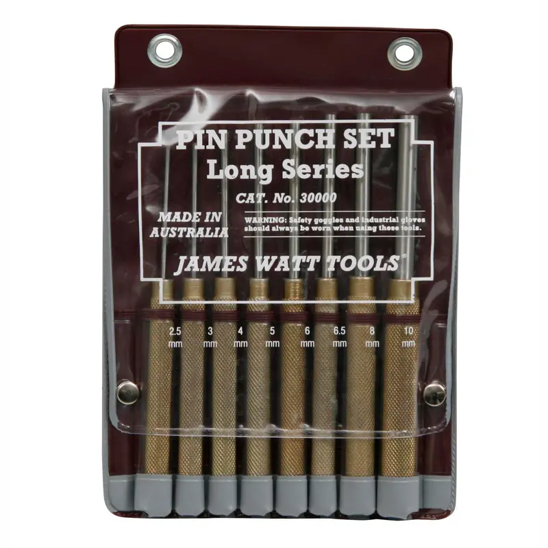 Klein Tools 8-Piece Extended-Length Pin Punch Kit 1