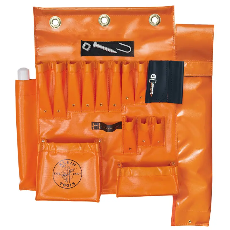 Klein Tools Aerial Apron Featuring Hot Stick Pocket And Magnetic Hold 1