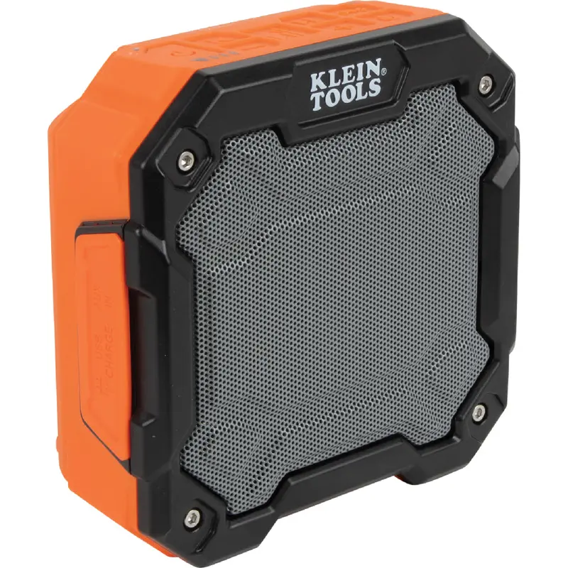 Klein Tools Bluetooth Jobsite Speaker – Magnet & Hook Mount 1